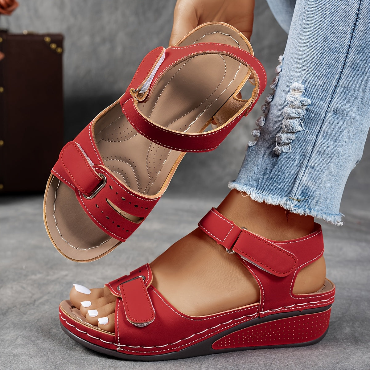 SANDALIAS CON SOPORTE SORELLA