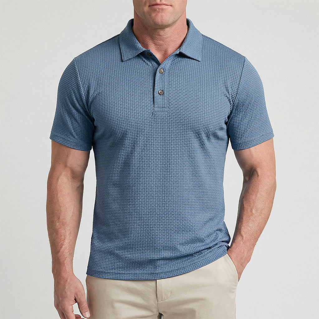 Capi - Camisa polo ultra cómoda para hombre
