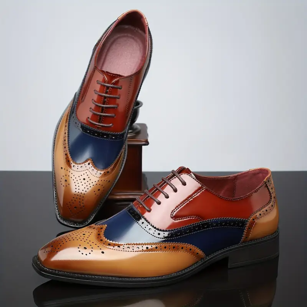 ZAPATOS BROGUES CON PUNTA ALAR VINTAGE DE RHODES