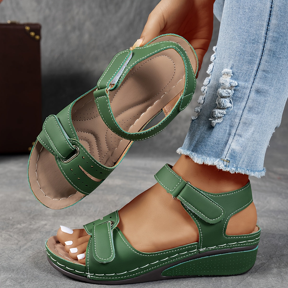 SANDALIAS CON SOPORTE SORELLA