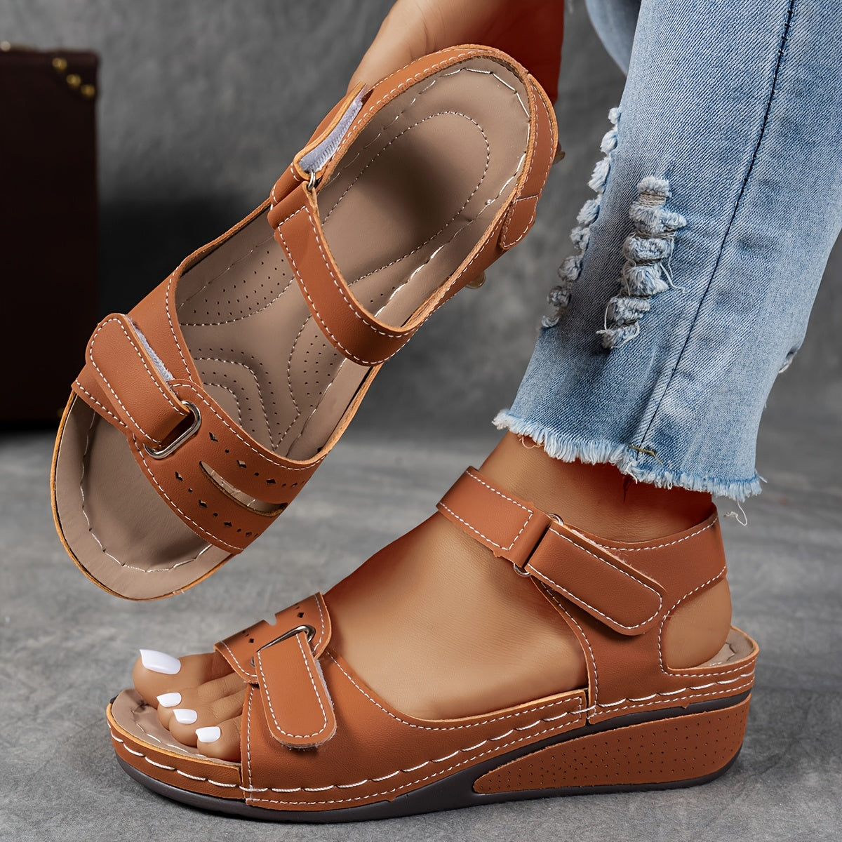 SANDALIAS CON SOPORTE SORELLA