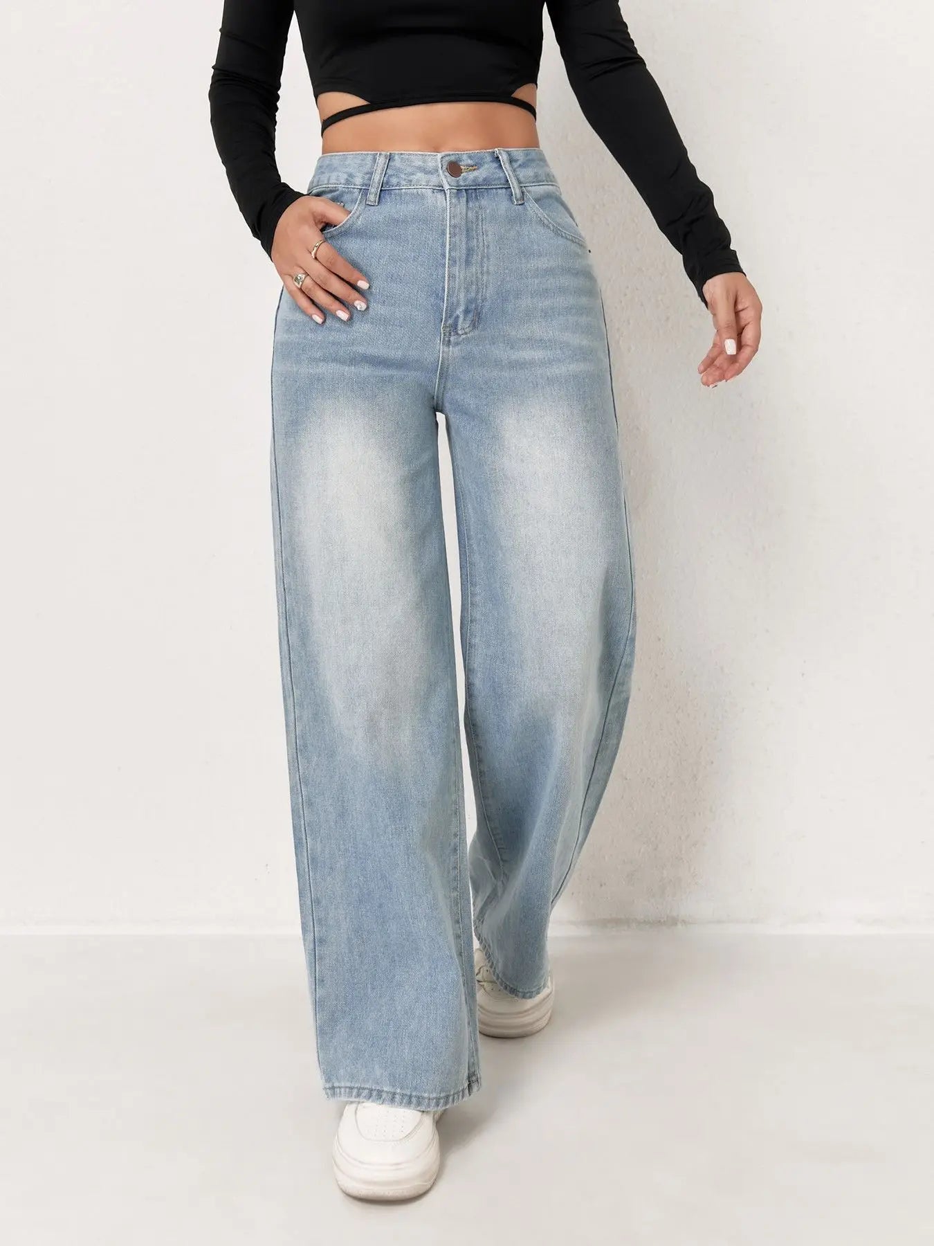Vaqueros Leg Denim- aurora