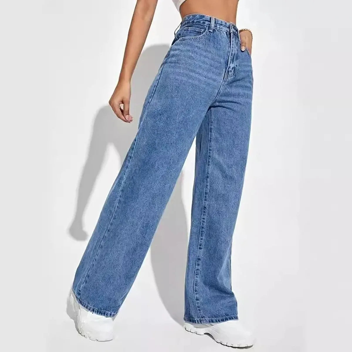 Baggy Straight Jeans-sofie
