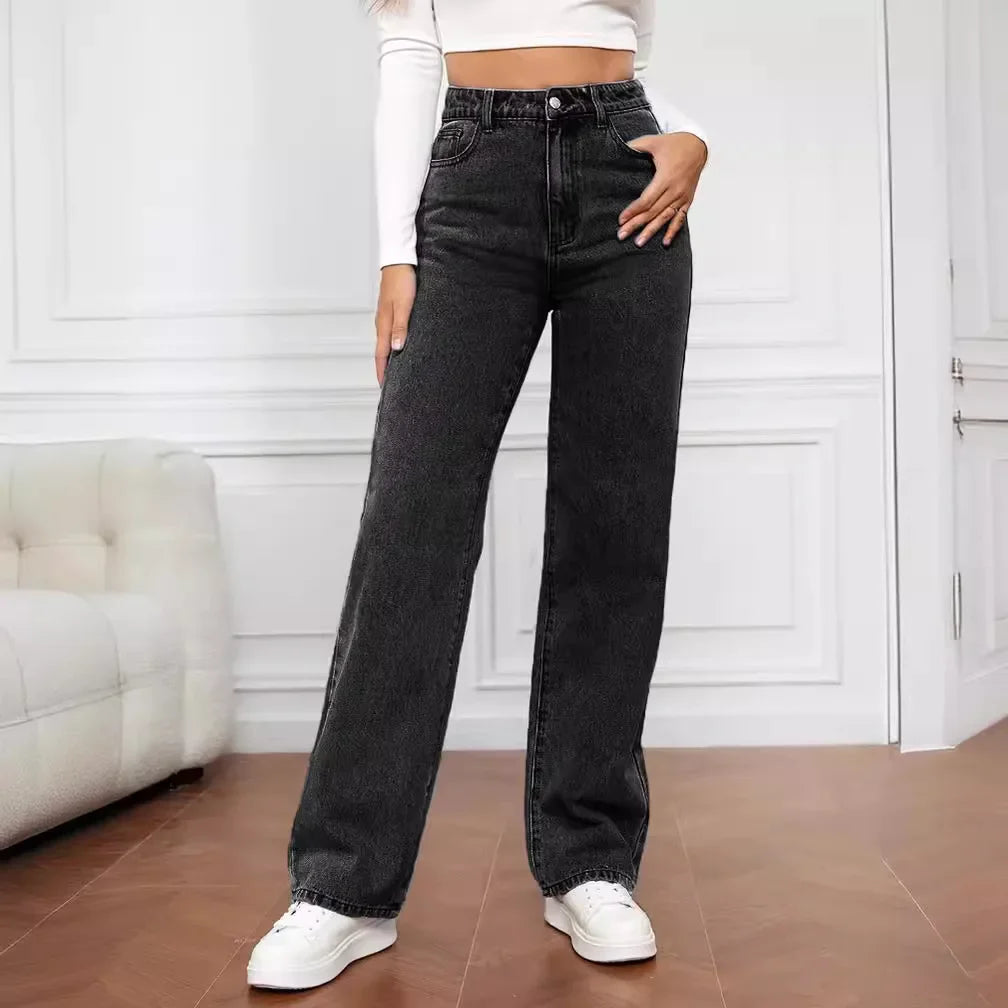 Baggy Straight Jeans-sofie