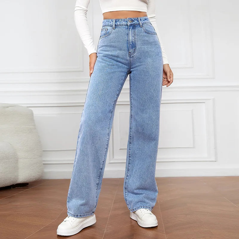 Baggy Straight Jeans-sofie