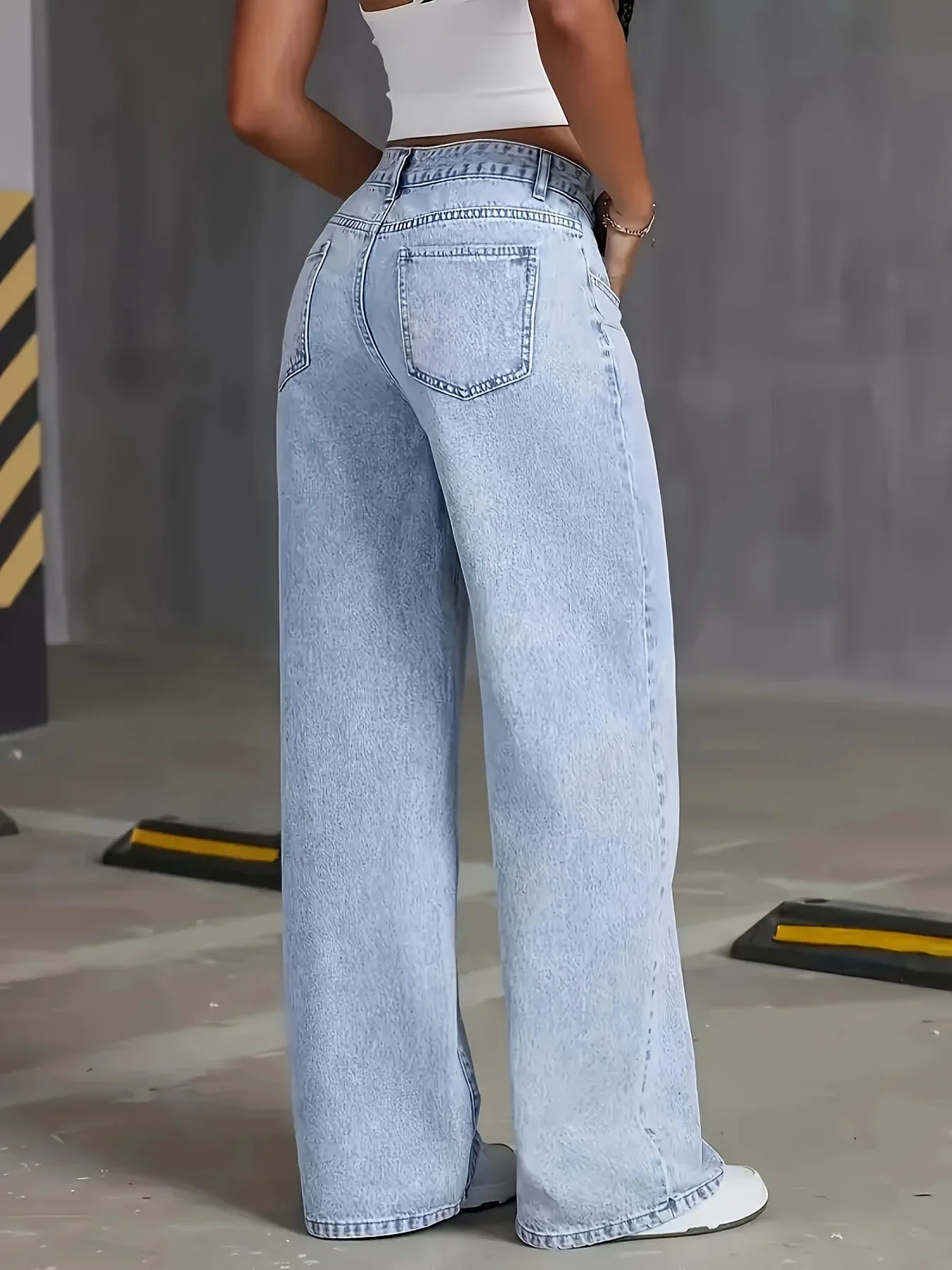 Vaqueros Leg Denim- aurora