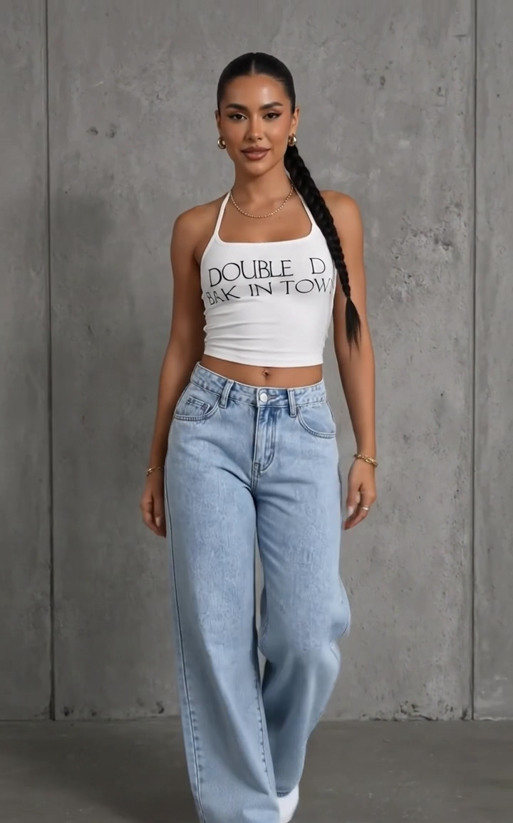 Vaqueros Leg Denim- aurora