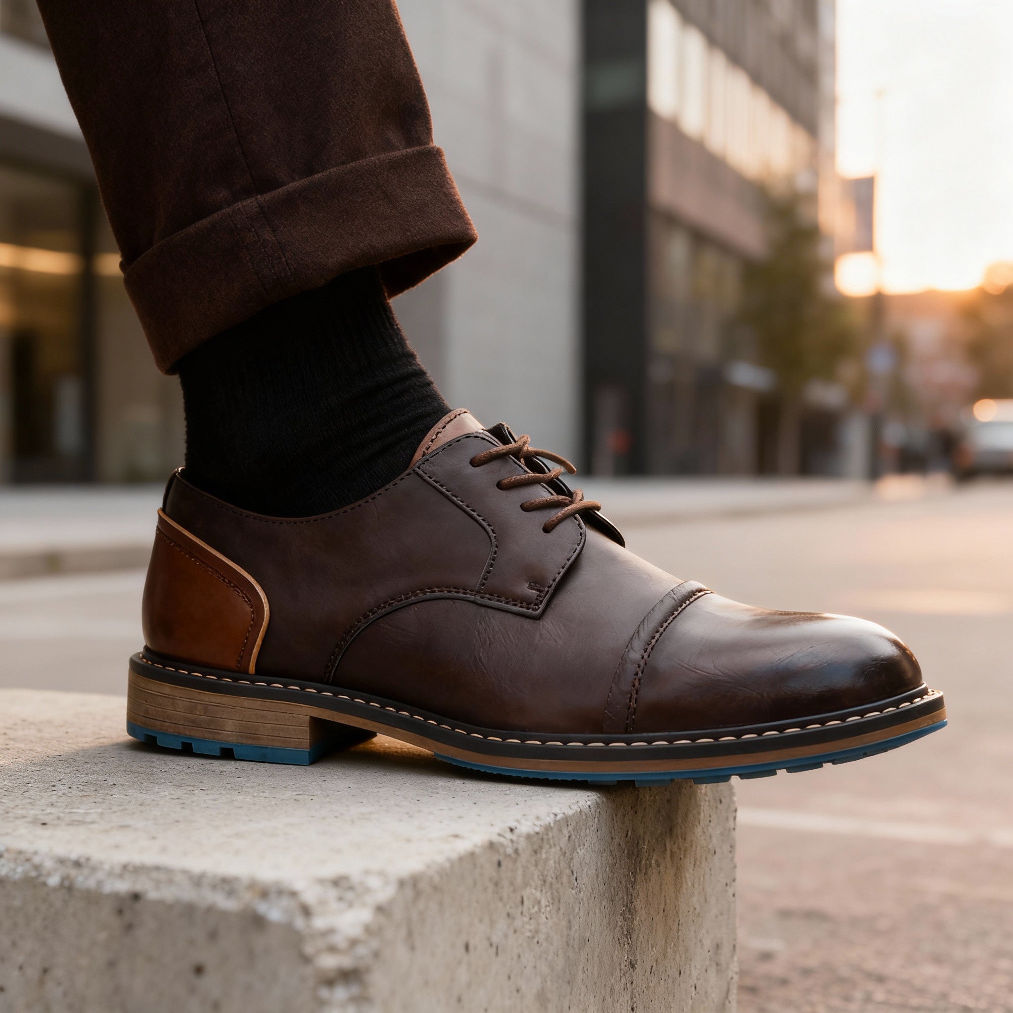 DERBIES MARLOWE CON PUNTA DE CABEZA