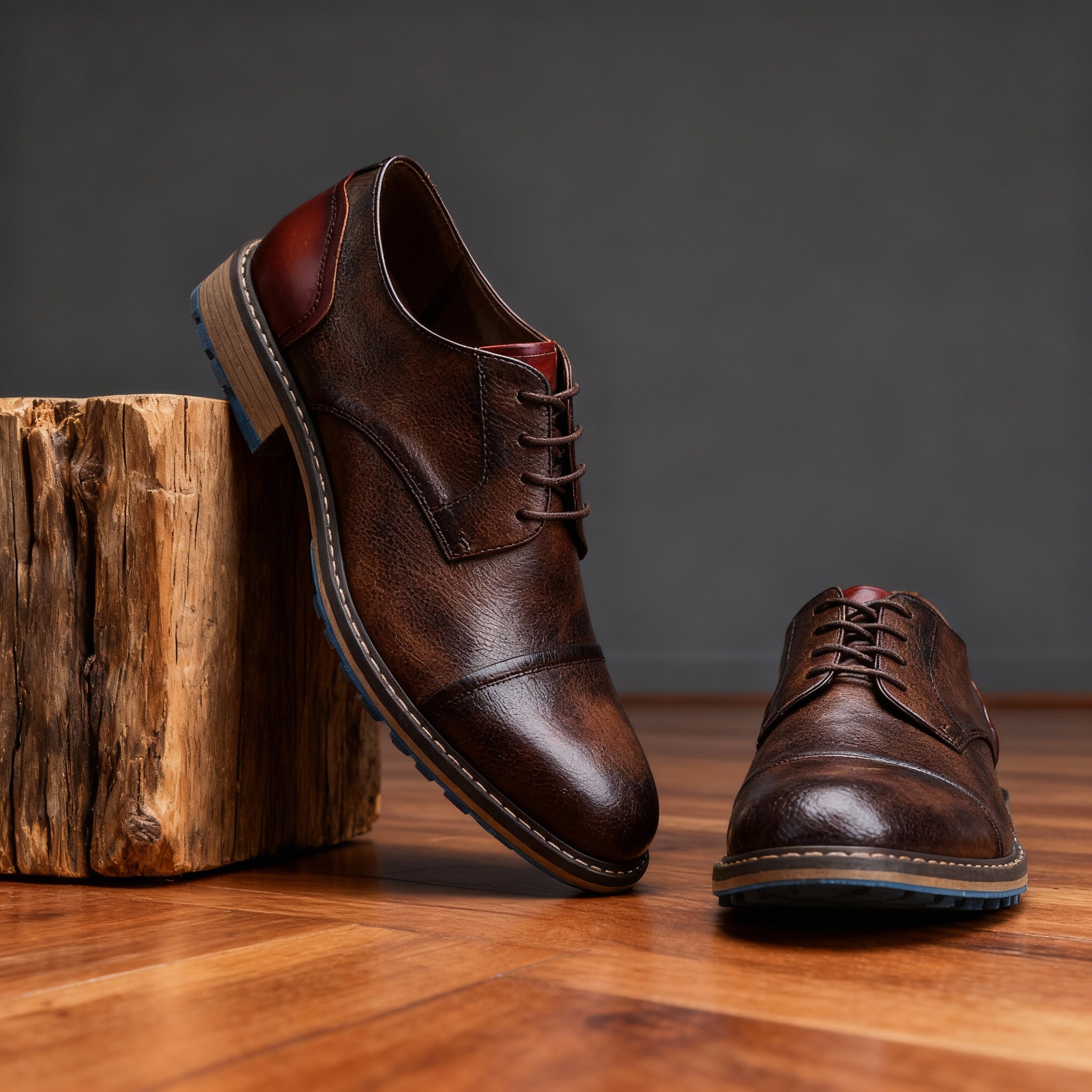 DERBIES MARLOWE CON PUNTA DE CABEZA