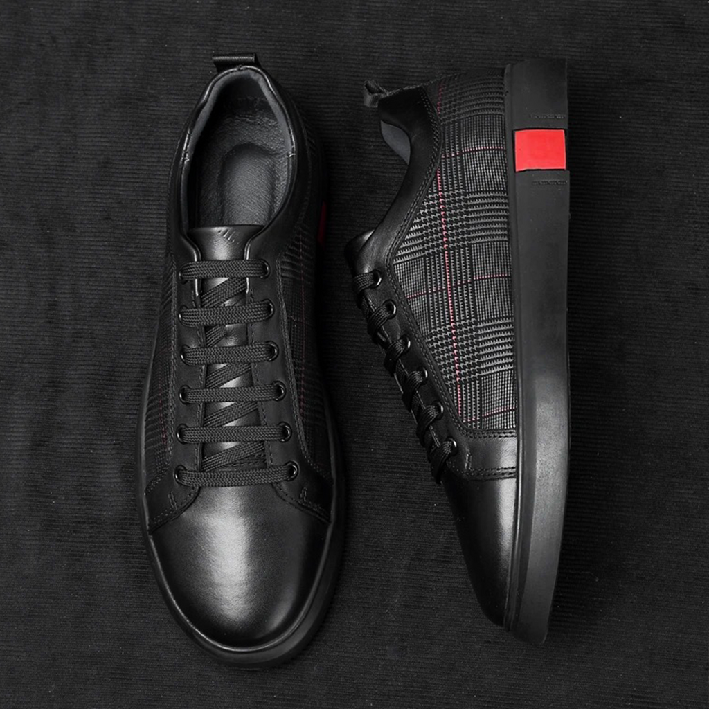 Zapatillas deportivas de cuero hechas a mano LUCCA