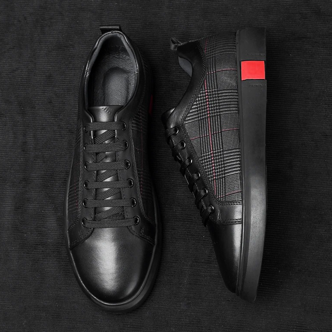 Zapatillas deportivas de cuero hechas a mano LUCCA